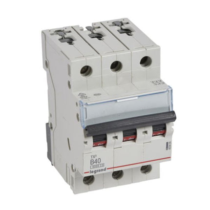 403406Legrandقاطع دائرة Legrand TX3 ثلاثي الأقطاب 40A منحنى B