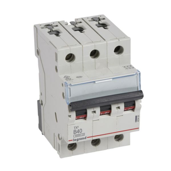 403406Legrandقاطع دائرة Legrand TX3 ثلاثي الأقطاب 40A منحنى B