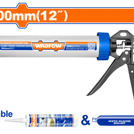 WCG5312Wadfow مسدس سيليكون برو 300 مم ألومنيوم