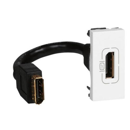 078791Legrandموزاييك مقبس Display Port معد مسبقاً وحدة واحدة أبيض