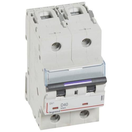 410204Legrandقاطع دارة Legrand DX3 ثنائي القطب 40A منحنى D