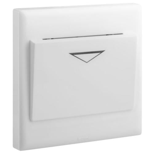 618012Legrandمفتاح بطاقة مفتاح أحادي Eloe أبيض 16A 250V