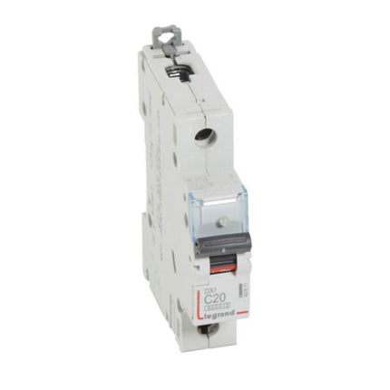 407671Legrandقاطع دائرة Legrand DX3 أحادي القطب 20A منحنى C
