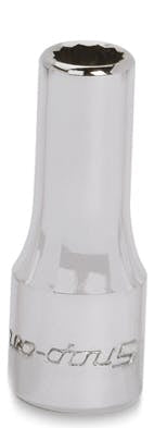 TMDS7Snap-Onمقبس Snap-on بمحرك 1/4 بوصة 12 نقطة SAE 7/32 بوصة نظام Flank Drive نصف عميق