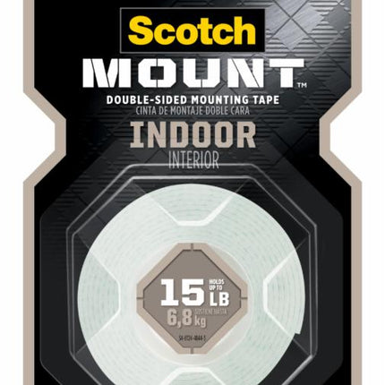 000511317699773Mشريط التثبيت ثنائي الجانب Scotch-Mount™ للاستخدام الداخلي 15 رطل