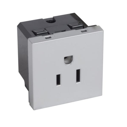 571040Legrandمنفذ توصيل أمريكي من نوع Arteor 2P+E بقوة 15A 127V وحدتين ألومنيوم