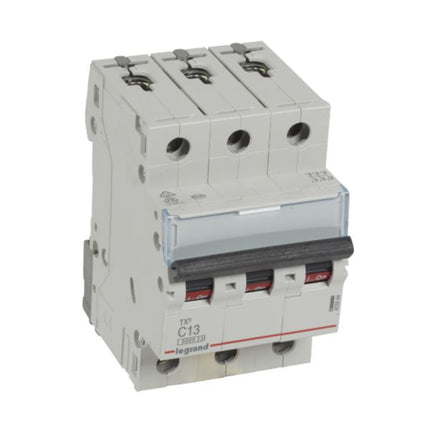 403544Legrandقاطع الدائرة الكهربائية Legrand MCB TX3 6000A ثلاثي الأقطاب 13A منحنى C