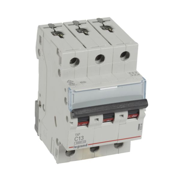 403544Legrandقاطع الدائرة الكهربائية Legrand MCB TX3 6000A ثلاثي الأقطاب 13A منحنى C