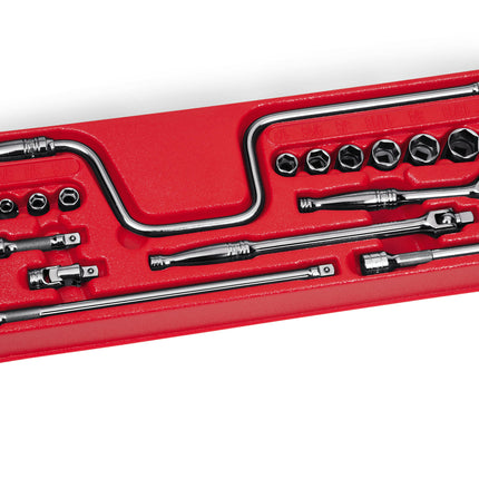 218AFSPSnap-Onمجموعة مقابس 18 قطعة 3/8 بوصة من سناب-أون