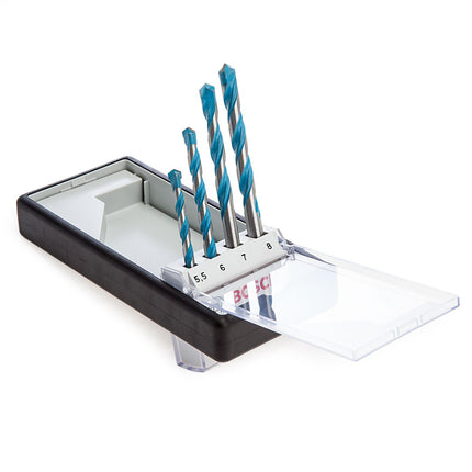 Bosch Multi-Construction Drill Bit Set 4-Piece , 2607010522