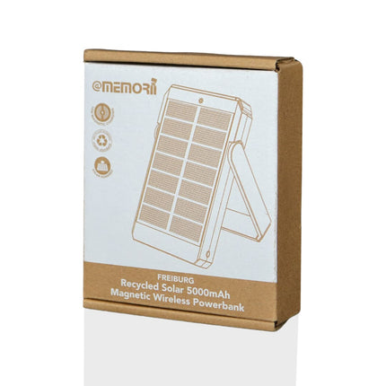 ITPB 1192Toolmart GiftsFREIBURG - @memorii RCS Recycled Solar Magnetic Powerbank