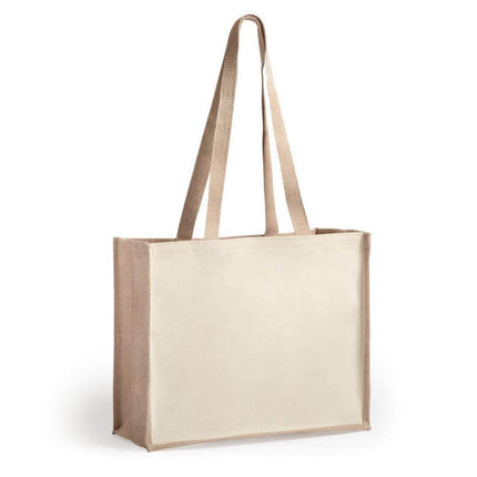 JTEN 2104Toolmart GiftsFRUNZA - Jute Bag with Two - Sided Canvas