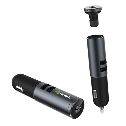 ITCC 701Toolmart GiftsFYCAR - @memorii Car Charger With Bluetooth Earbud