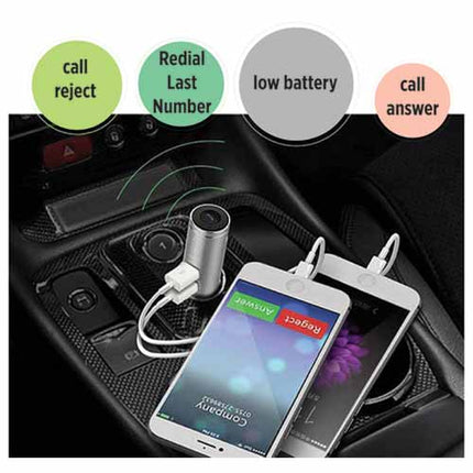 ITCC 701Toolmart GiftsFYCAR - @memorii Car Charger With Bluetooth Earbud