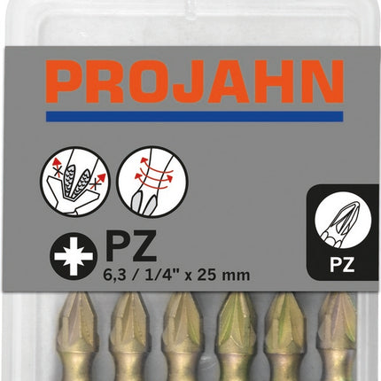 ‎1/4 STAR Bit PZ2 25mm ZrN 10 pcs | Drill bits & Chisels | Toolmart