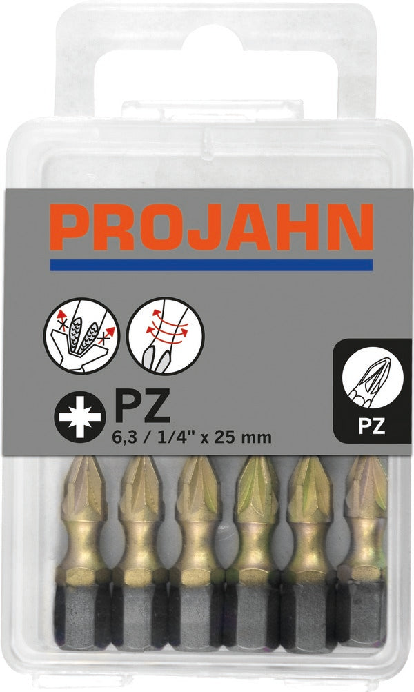 ‎1/4 STAR Bit PZ2 25mm ZrN 10 pcs | Drill bits & Chisels | Toolmart