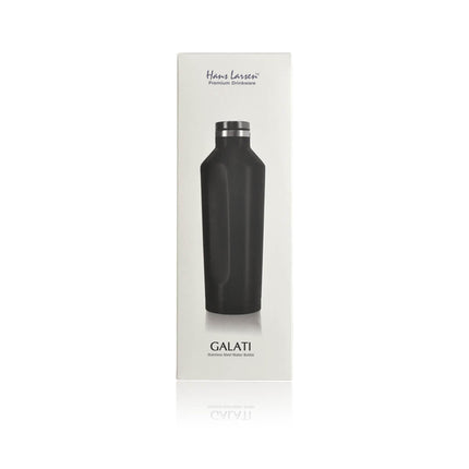 DWHL 401Toolmart GiftsGALATI - Hans Larsen Double Wall Stainless Steel Water Bottle - Black