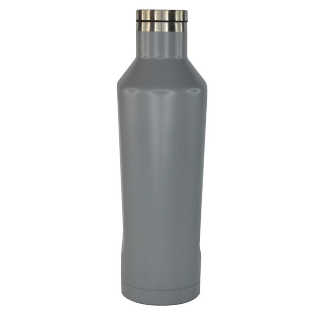 DWHL 404Toolmart GiftsGALATI - Hans Larsen Double Wall Stainless Steel Water Bottle - Grey