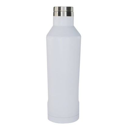 DWHL 402Toolmart GiftsGALATI - Hans Larsen Double Wall Stainless Steel Water Bottle - White