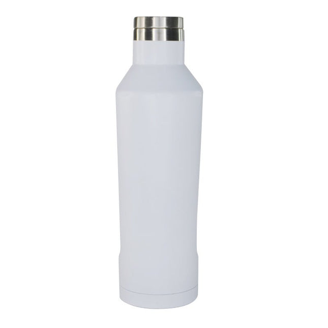 DWHL 402Toolmart GiftsGALATI - Hans Larsen Double Wall Stainless Steel Water Bottle - White