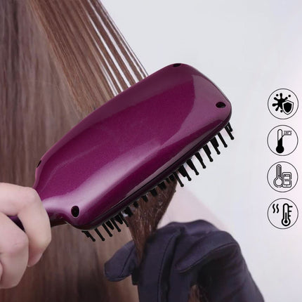 Geepas Ceramic Hair Brush 50W | GHBS86012 , 6294015507386