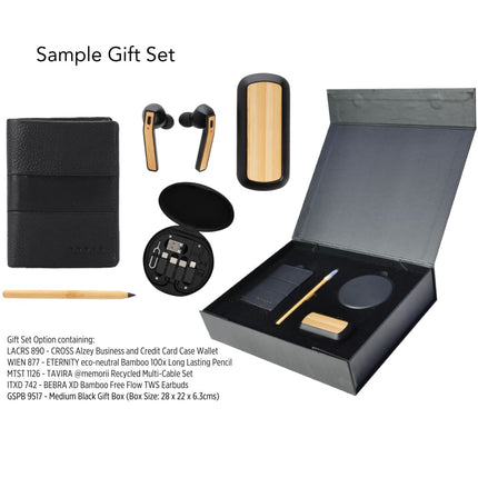 GSPB 9517Toolmart GiftsGift Set Packaging with Magnet Closing (Medium) - Black