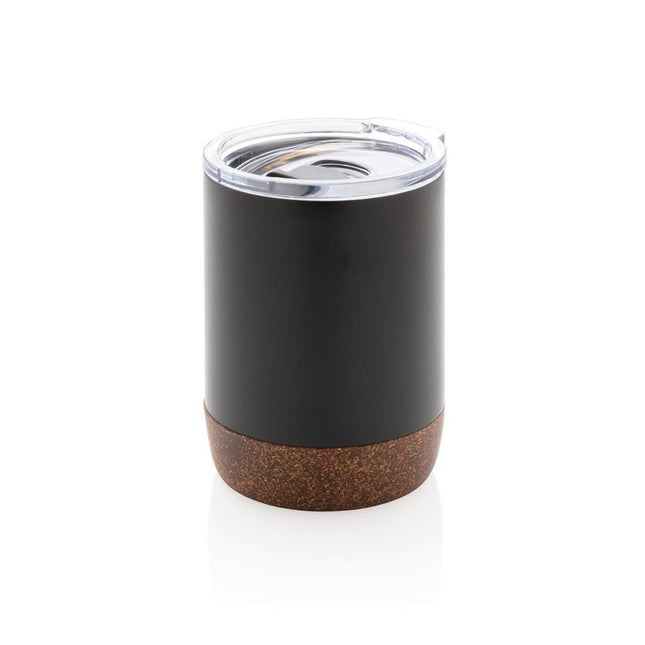 DWHL 508Toolmart GiftsGOUDA - Hans Larsen Vacuum Mug With Cork Base - Black