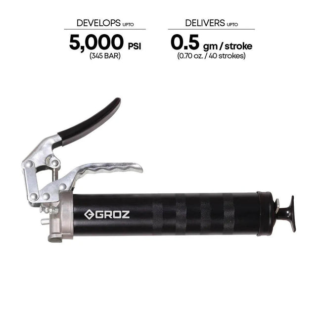 8901486430508grozGrease Gun Pistol Action Professional with Rigid Spout | G5R PRO B