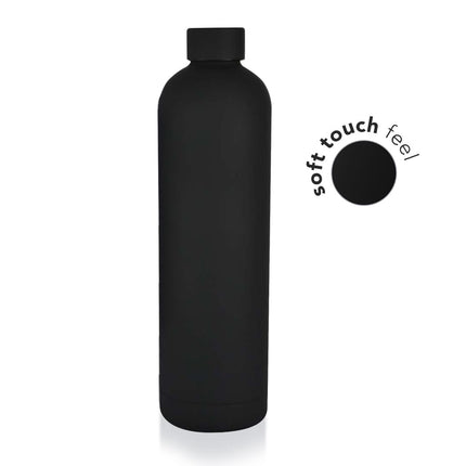 DWGL 3113Toolmart GiftsGRIGNY - Soft Touch Insulated Water Bottle - 1000ml - Black