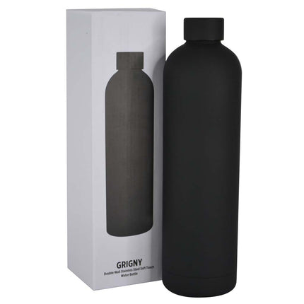 DWGL 3113Toolmart GiftsGRIGNY - Soft Touch Insulated Water Bottle - 1000ml - Black