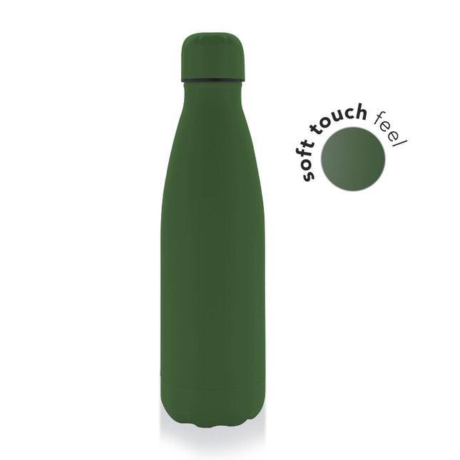 DWGL 369Toolmart GiftsGRODNO - Soft Touch Insulated Water Bottle - Green