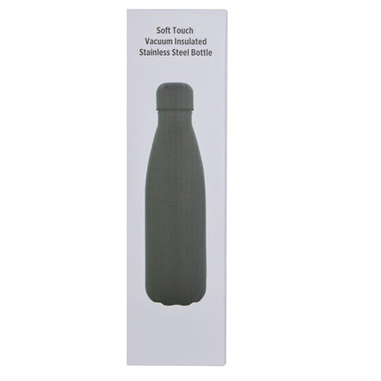 DWGL 367Toolmart GiftsGRODNO - Soft Touch Insulated Water Bottle - Grey