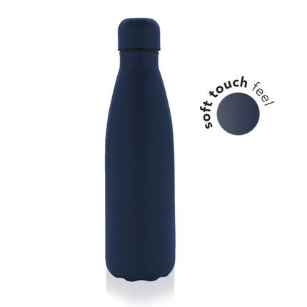 DWGL 368Toolmart GiftsGRODNO - Soft Touch Insulated Water Bottle - Navy Blue