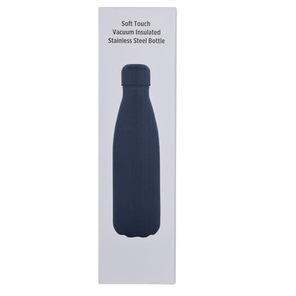 DWGL 368Toolmart GiftsGRODNO - Soft Touch Insulated Water Bottle - Navy Blue