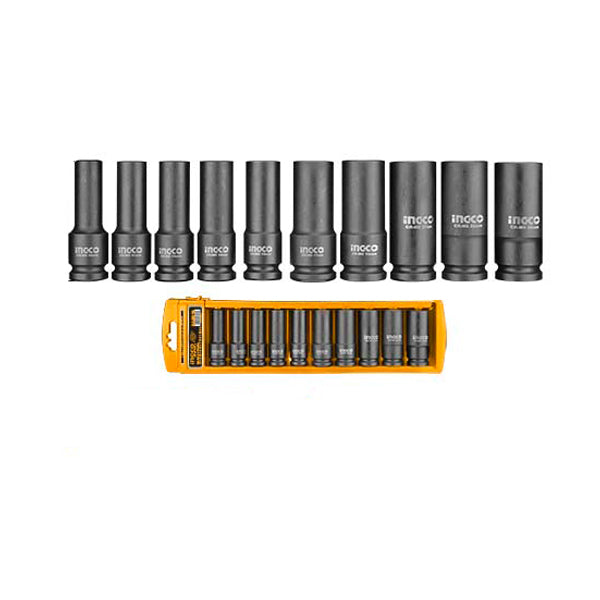 1/2" Deep Impact Socket Set 10pcs