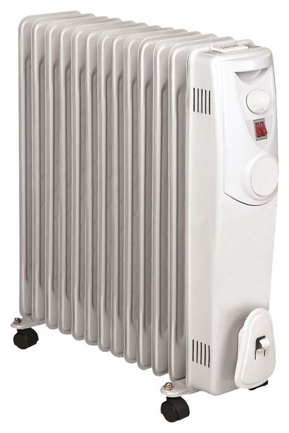 Elryan Heater - Oil-Filled Radiator - HO2500C52W - White