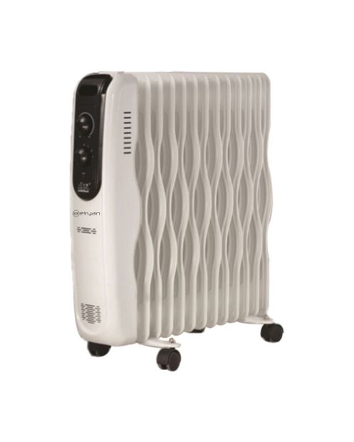 Elryan Heater - Oil-Filled Radiator - HO2500M13GW - White