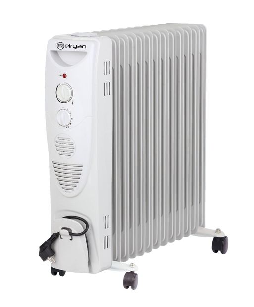 Elryan Heater - HO2500S13W - Oil-Filled Radiator - White