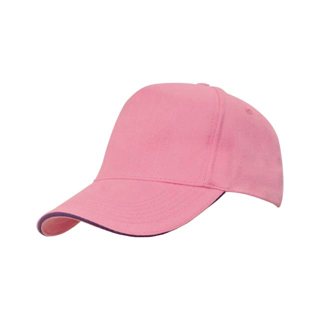 H/L Cap - Pink/PurpleToolmart GiftsHans Larsen Cotton Cap - Pink/Purple Sandwich