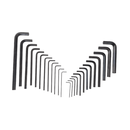 8901486361307grozHex Key Set CRV 25 Piece | Tooltech