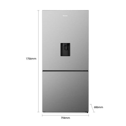 RB605N4BS1HisenseHisense Refrigerator with water dispenser - 605 L