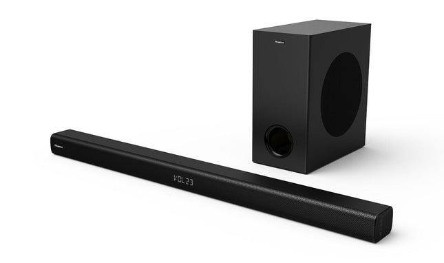 HS218HisenseHisense Sound Bar 2.1 CH With Wireless Subwoofer - 200W