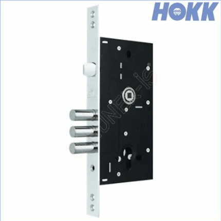 CC9001UNBRANDEDHOK 35MM STEEL DOOR BOTTOM LOCK 3 SHAFT 3 KEY CC9001