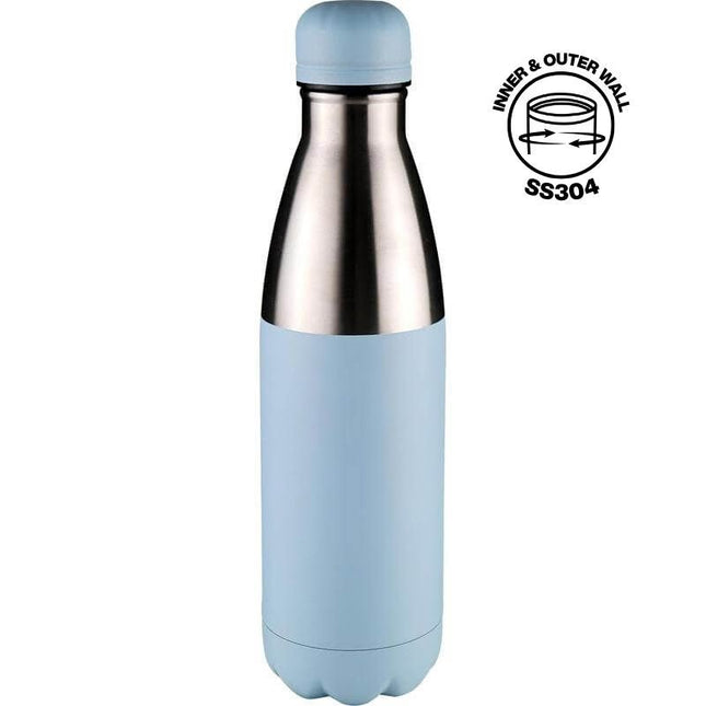 DWHL 3154Toolmart GiftsHOPA - Hans Larsen Double Wall Stainless Steel Water Bottle - Sky Blue