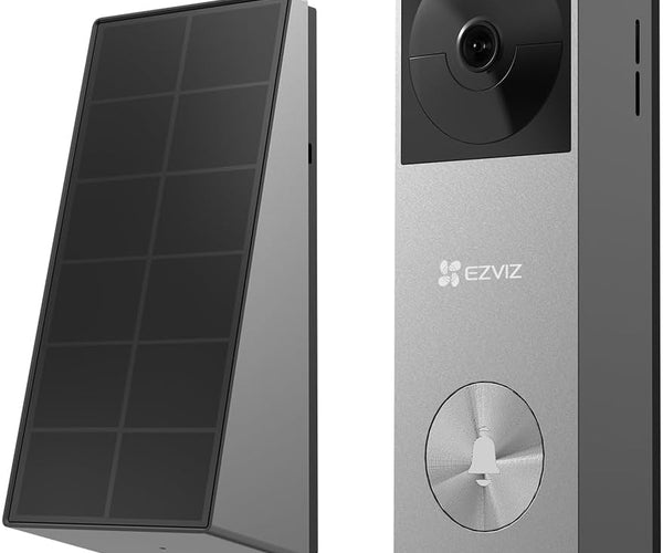 EZVIZ EP3x Pro Dual-Lens Video Doorbell | 2K Resolution | Solar