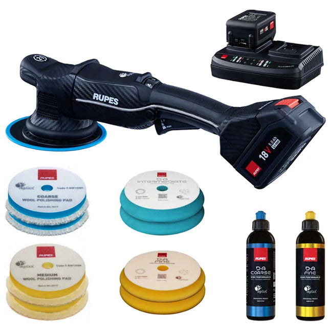 RUPES BigFoot HLR21 iBrid Polisher 150 mm 21 mm Orbit