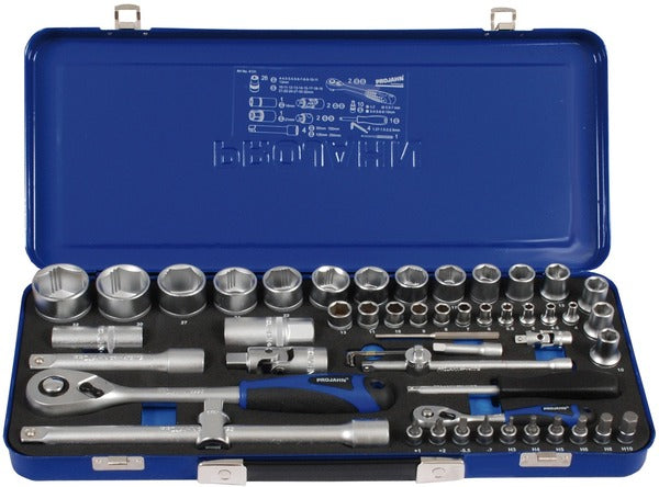 ‎Xi-on 1/4 + 1/2 socket set 54pcs |tool set|toolmart