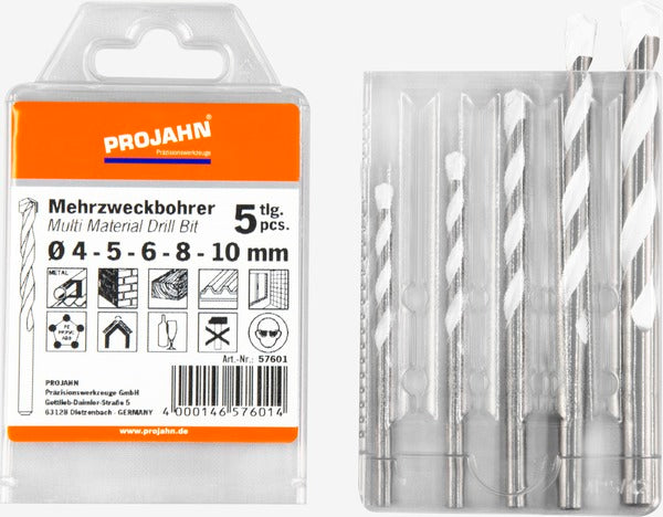 ‎Multi material drill bit Set 5 pcs | Drill Bits & Chisels | Toolmart