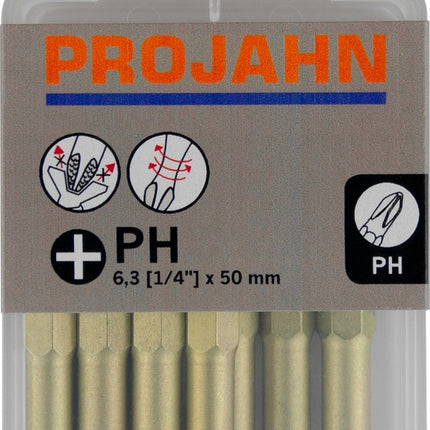 ‎1/4 STAR Bit PH2 50mm ZrN 10 pcs | Drill bits & Chisels | Toolmart