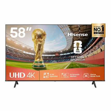 تلفزيون ذكي 58 إنج 4K UHD بنظام VIDAA هايسنس | 58A61Q